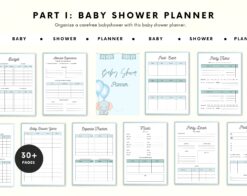 Alternative view of BUNDLE Baby Shower Planner + Baby Shower Games | Baby Shower Checklist | Event Party Planner | Baby Shower Games Bundle | Blue | Its a boy