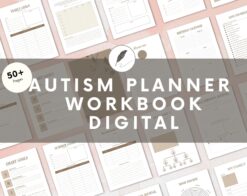 Autism Planner | Digital Autism Workbook | Autism therapy | Autism planner for kids | Kids with autism | Autism acceptance