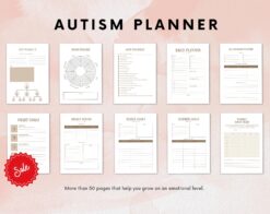 Alternative view of Autism Planner | Digital Autism Workbook | Autism therapy | Autism planner for kids | Kids with autism | Autism acceptance