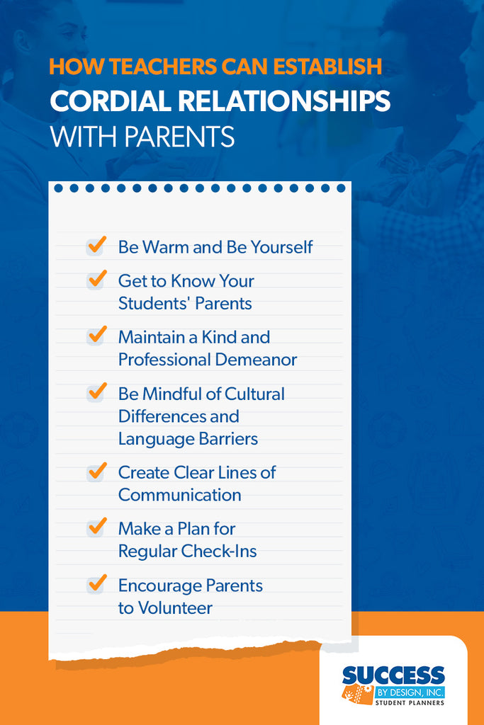 7 ways how a teacher can establish a cordial relationship with parents